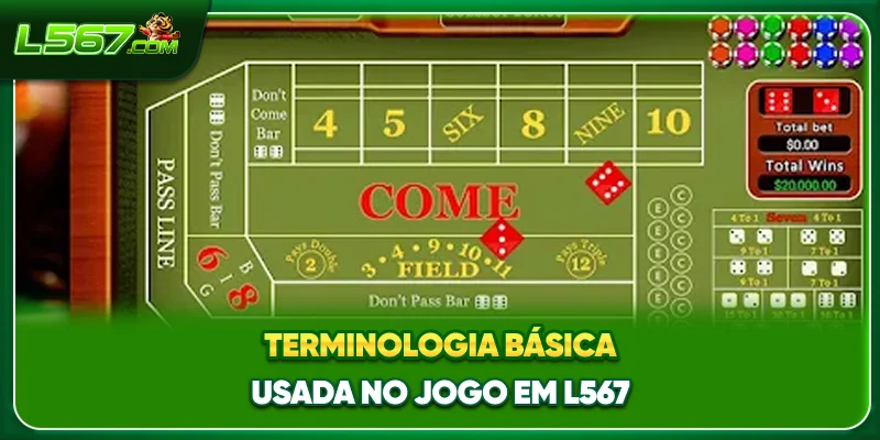 Terminologia básica usada no jogo em L567